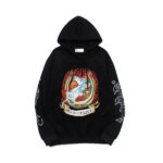 Ed Hardy Dead Sudadera negra con capucha